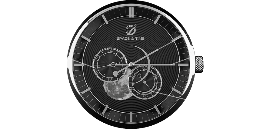 space and time new moon automatic self wind watch manual